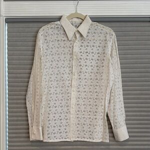 Women’s Cream Lace Shirt